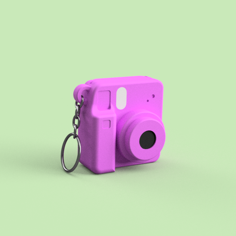 Polaroid Memory Keychain