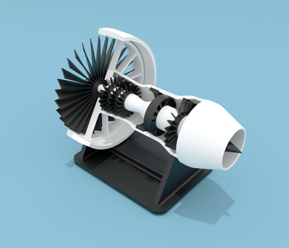 Jet Engine Display Model
