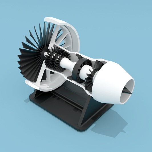 Jet Engine Display Model