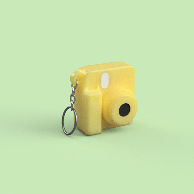Polaroid Memory Keychain